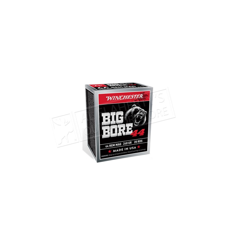 Winchester Big Bore 44 Remington Magnum 240 Grain JHP, Box of 20  #X44MBB