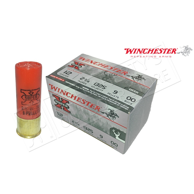 Winchester Super-X Value Pack Buckshot for Deer 12 Gauge 2-3/4