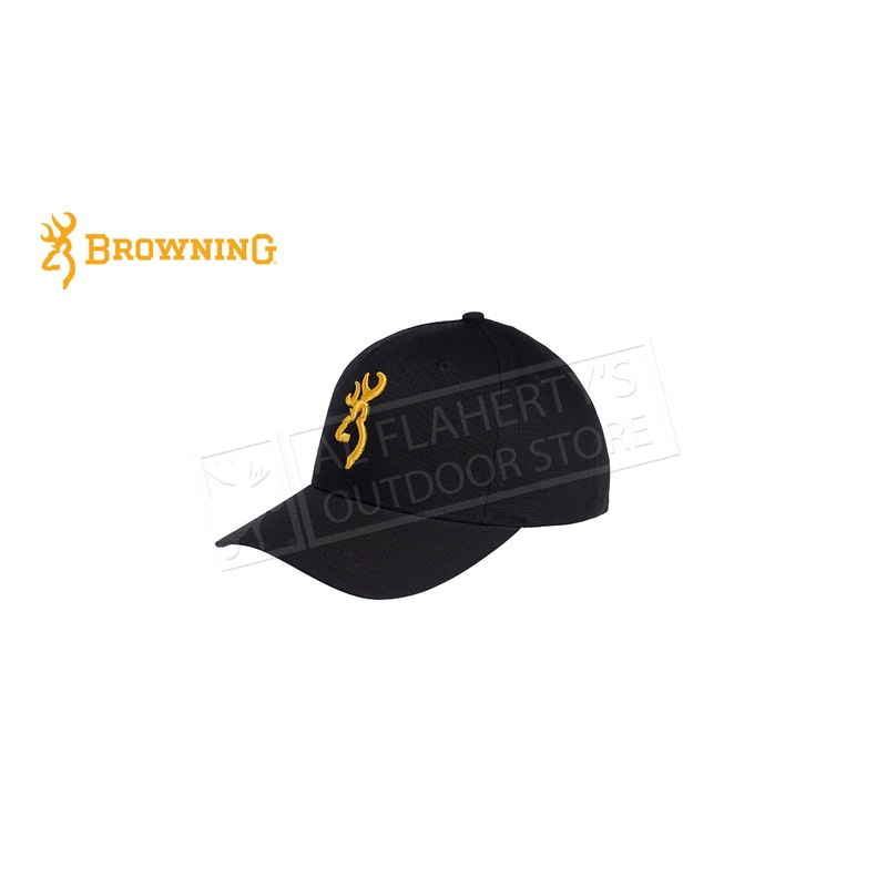 Browning Cap, Black and Gold, #308958991