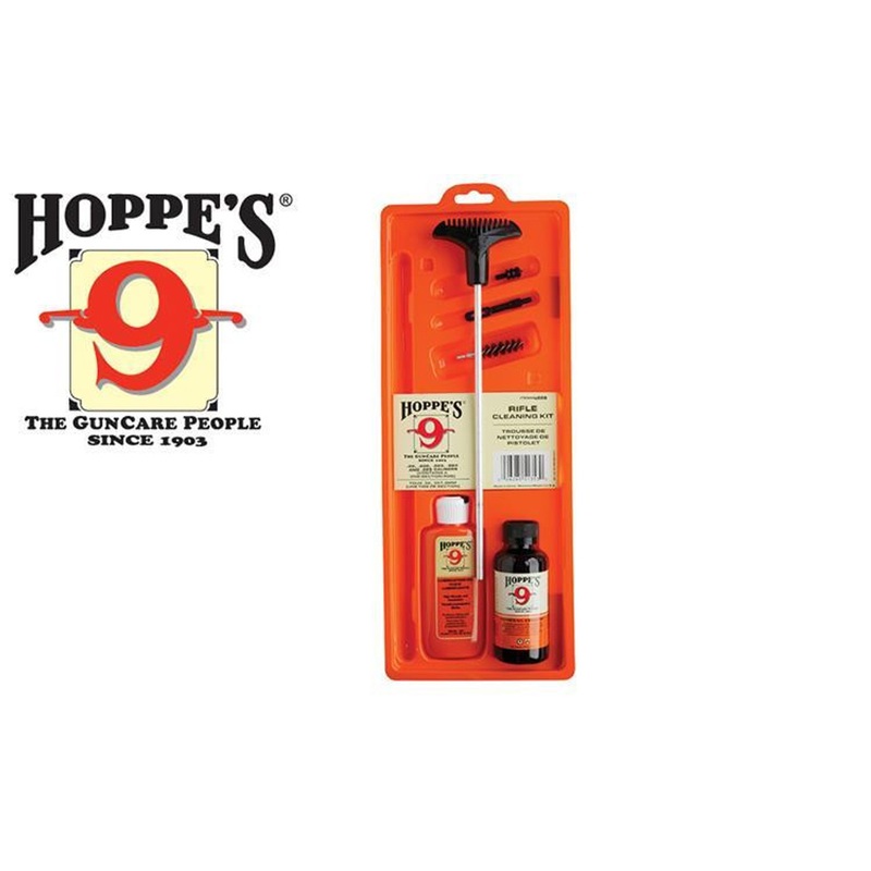 Hoppe’s Cleaning Kit for Rifles, .22 to .225 Caliber #U22BCN
