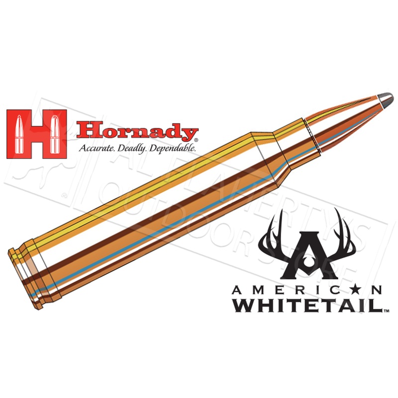 Hornady 300 Winchester Magnum American Whitetail, Interlock SP 150 Grain Box of 20 #8204
