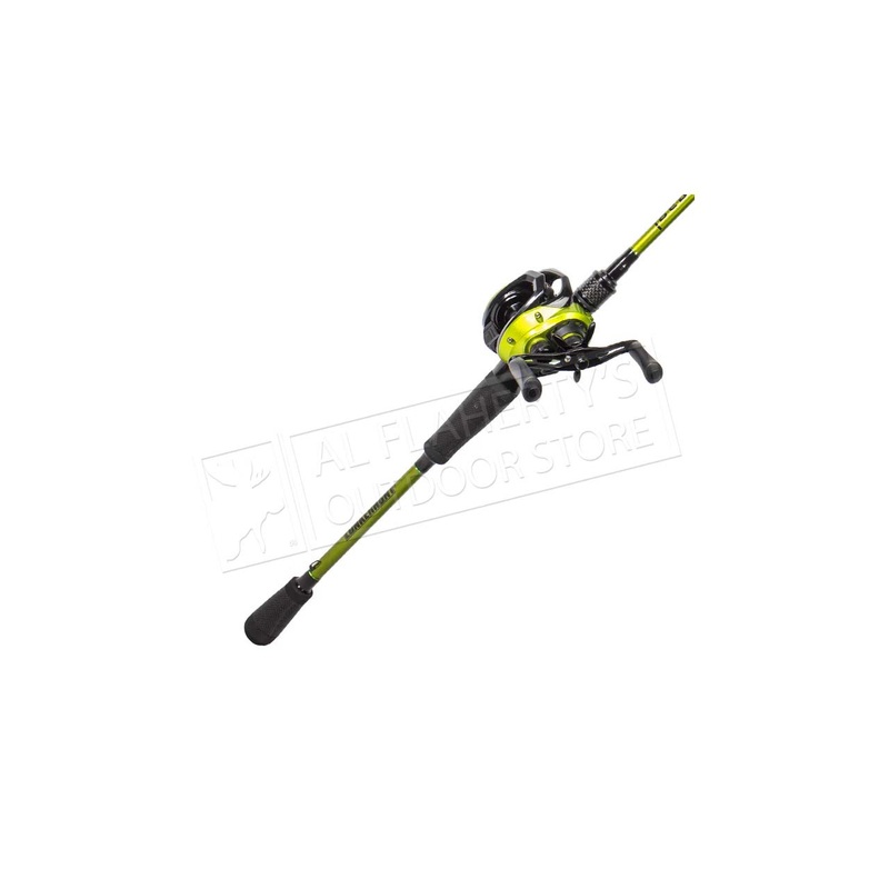 Lunkerhunt Bedlam 2 Piece Baitcast 7′ Rod & Reel Combo #BCCOMB