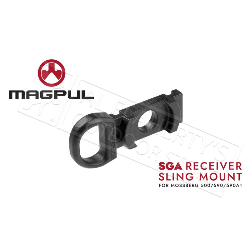 Magpul SGA Stock Receiver Sling Mount for Mossberg 590 and 590A1 #MAG492-BLK