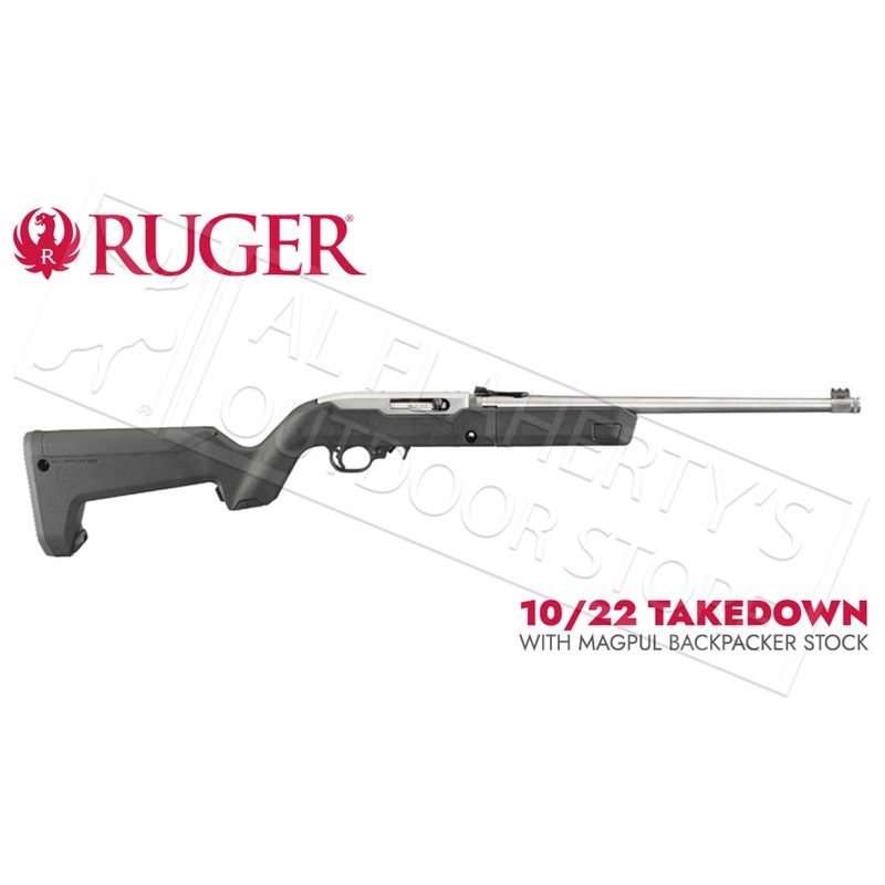 Ruger 10/22 TakeDown with Black Magpul Backpacker Stock 22LR #21182