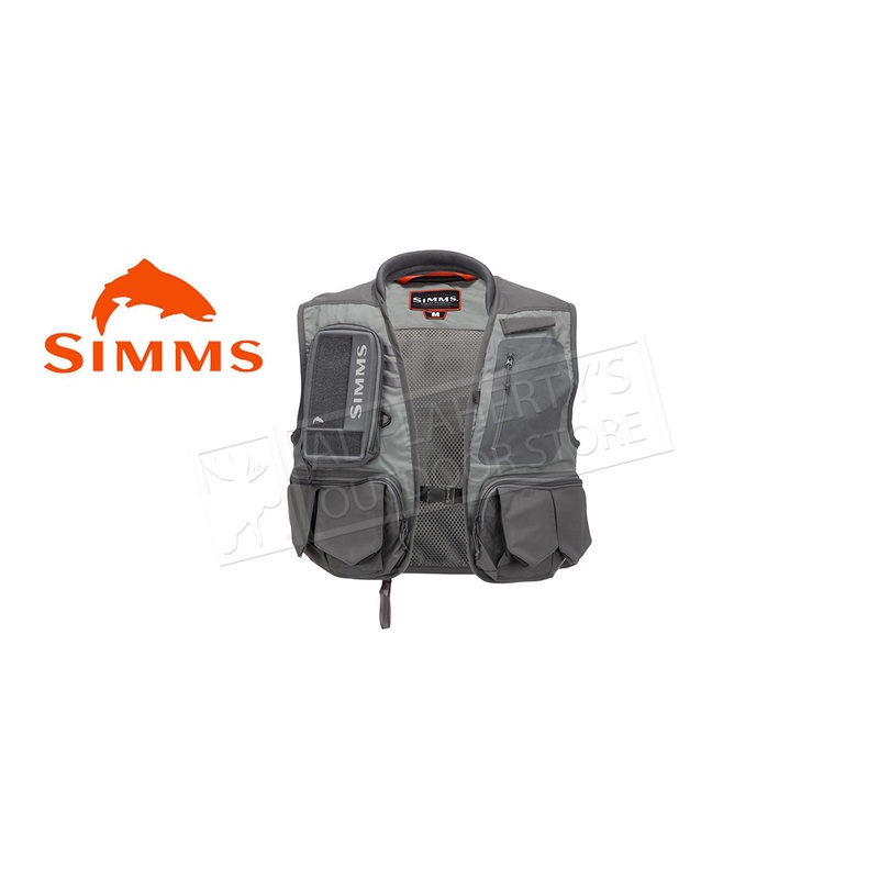 Simms Freestone Fishing Vest, Pewter #14357-015
