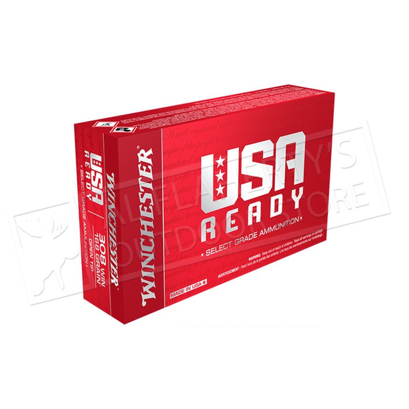 Winchester 223 REM USA Ready Select Grade – 62 Grain Open-Tip Target Box of 20 #RED223