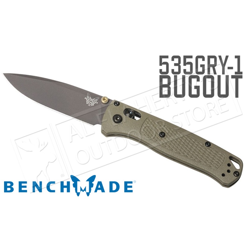 Benchmade 535 Bugout Folding Knife in Gray #535GRY-1