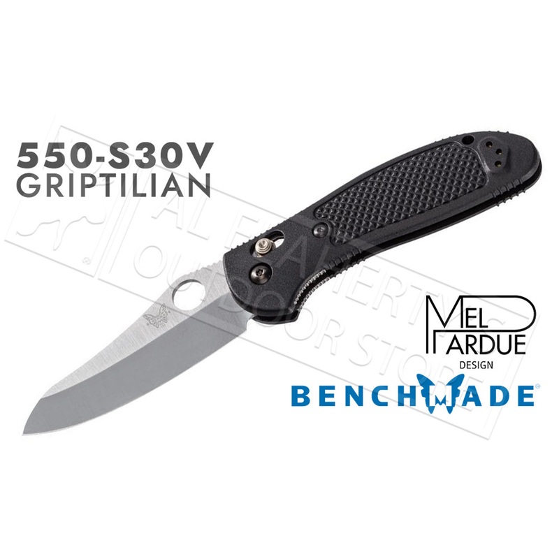 Benchmade 550 Griptilian AXIS Folder with Thumb Hole by Pardue #550-S30V