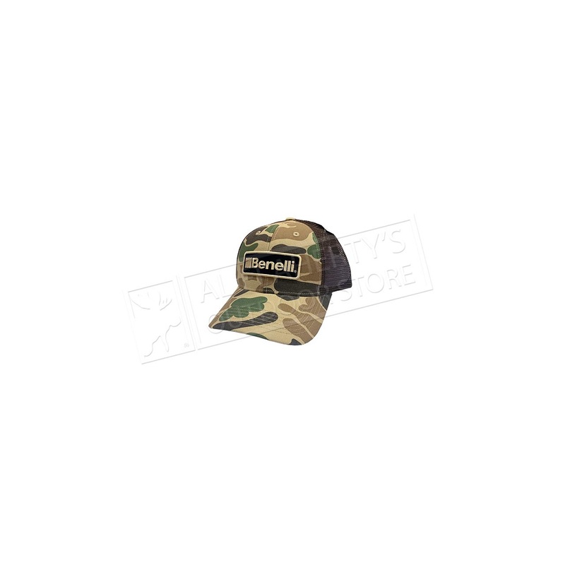 Benelli Trucker Hat in Cloud Camo & Brown #0855-009