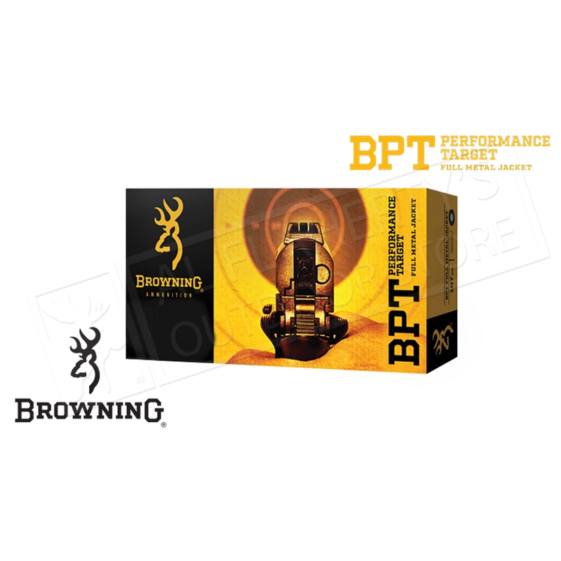 Browning Ammo .40 S&W BPT Target 165 Grain FMJ Box of 50 #B191800402