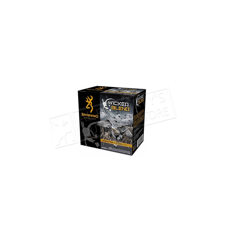 Browning Ammo Wicked Blend Shells, Bismuth/Steel Shot, 20 Gauge, 3