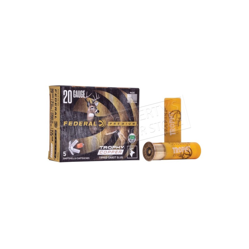 Federal Freight Train Copper Sabot Slugs 20 Gauge 2-3/4