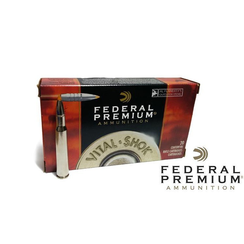 Federal Premium 30-06 Springfield Vital Shok, Trophy Bonded Tip 180 Grain Box of 20 #P3006TT1