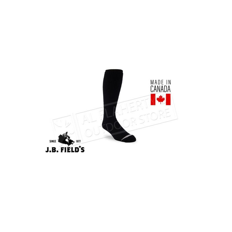 J.B. Field’s Icelandic 30 Bellow Merino Wool Sock, Size Large, Black #803006