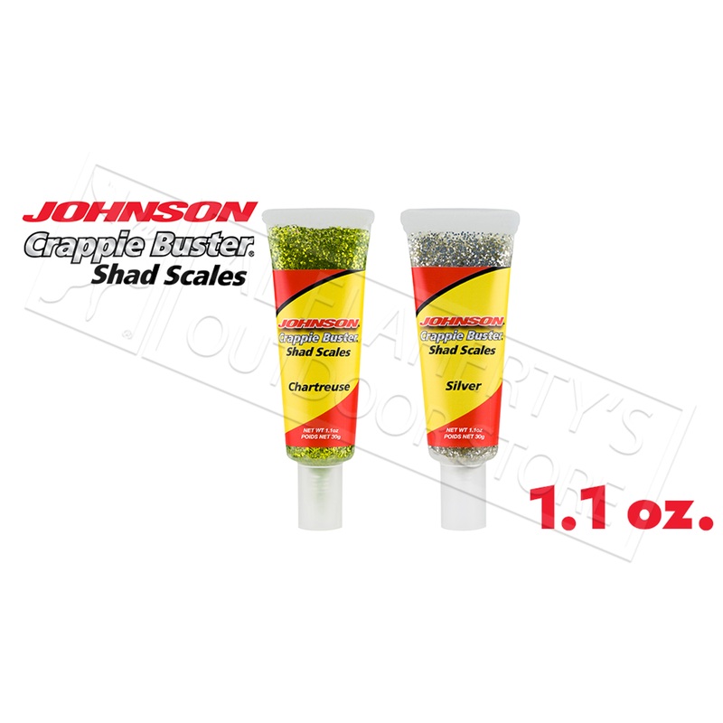 Johnson Crappie Buster Shad Scales Bait Scent, 1.1 oz Tube #CBSHSC