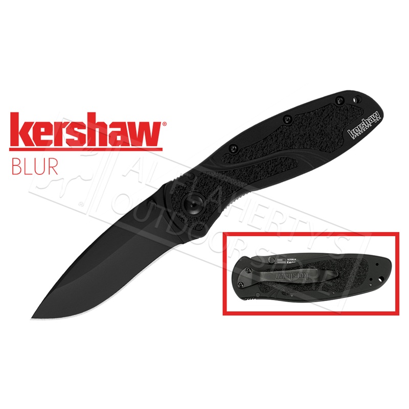 Kershaw BLUR  – Black Recurve Fine Edge #1670BLK