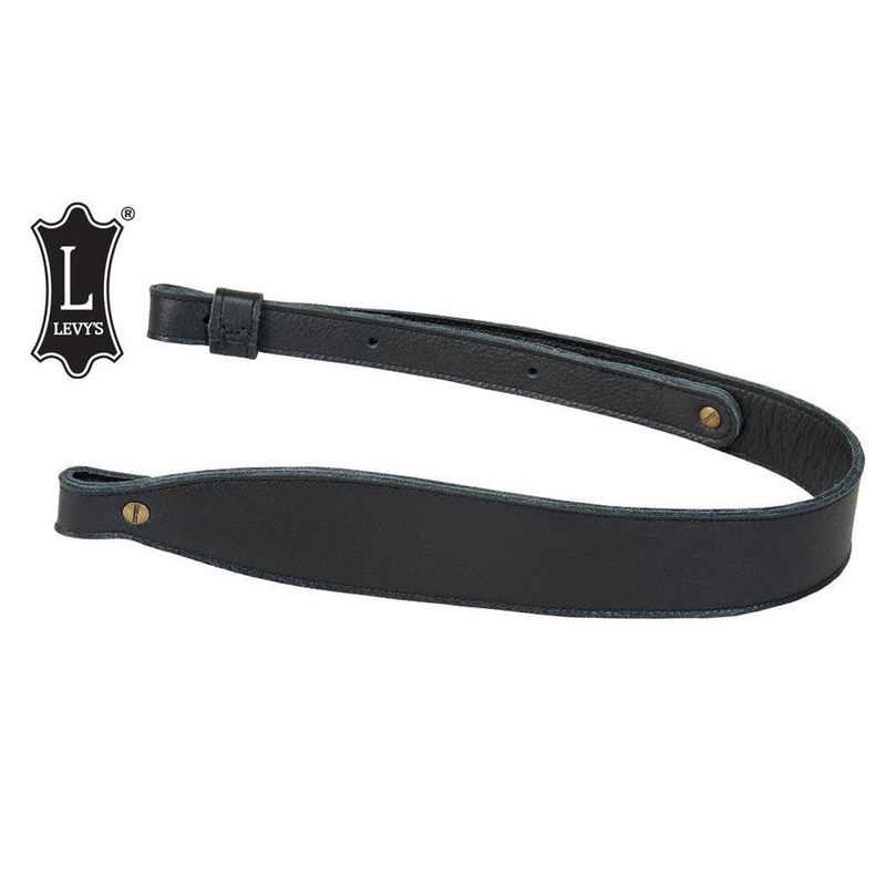 Levy’s Leathers Three-Ply Leather Cobra Rifle Sling, 29