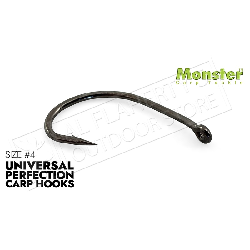 Monster Carp Universal Perfection Hooks, Size #04, pack of 10 #MCUP04