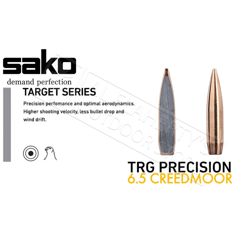 Sako Ammo 6.5 Creedmoor TRG Precision, Open Tip Match 136 Grain Box of 20 #C663160HSA11