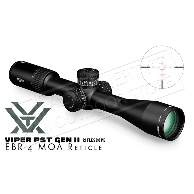 Vortex Viper PST Gen II SFP Scope 3-15x44mm with EBR-4 MOA Reticle #PST-3151
