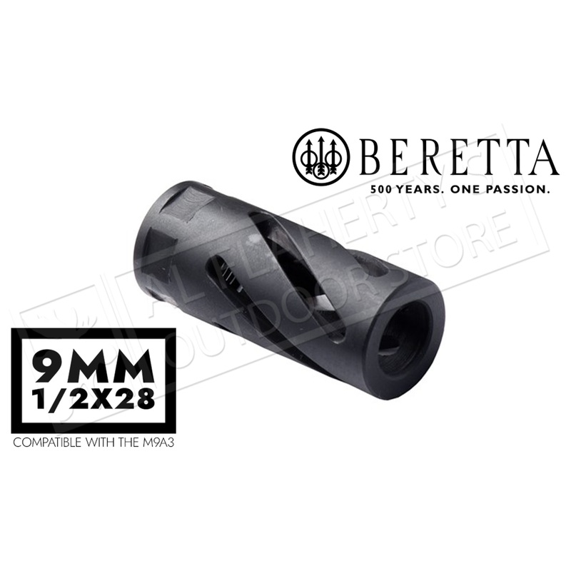 Beretta SWING muzzle brake, 1/2×28, 9mm barrel compatible #C5H937