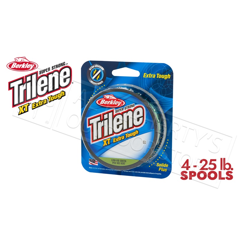 Berkley Trilene XT Xtra Tough, Low-Vis Green, Up To  330 Yards, 4 to 25 Lb. Test #XTFSxx22