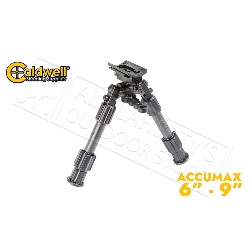 Caldwell Accumax Carbon Fiber Bipod with Sling Swivel Stud Attachment – 6