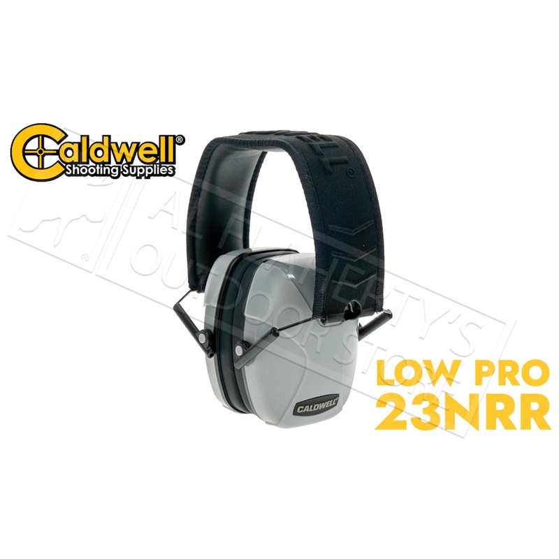 Caldwell Passive Low Pro Earmuff Gray 23 NRR #1103305