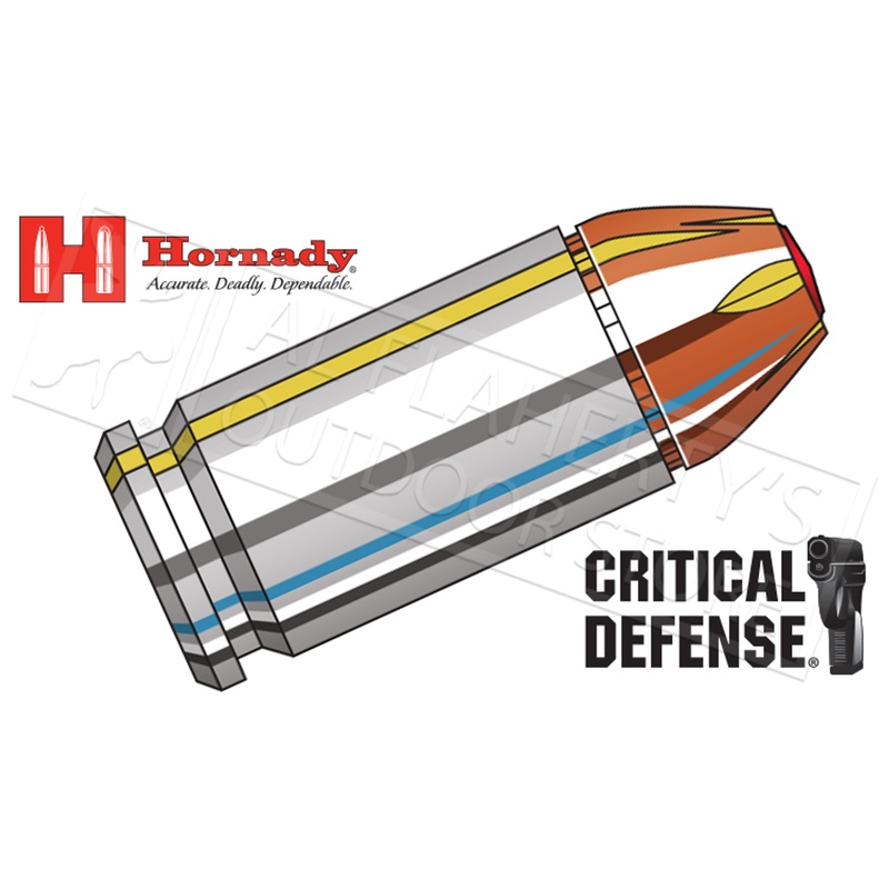 Hornady 380 Auto Critical Defense, FTX 90 Grain Box of 25 #90080