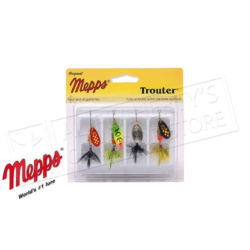 Mepps Kit – Trouter 4-Pack, Dressed #4-K1D