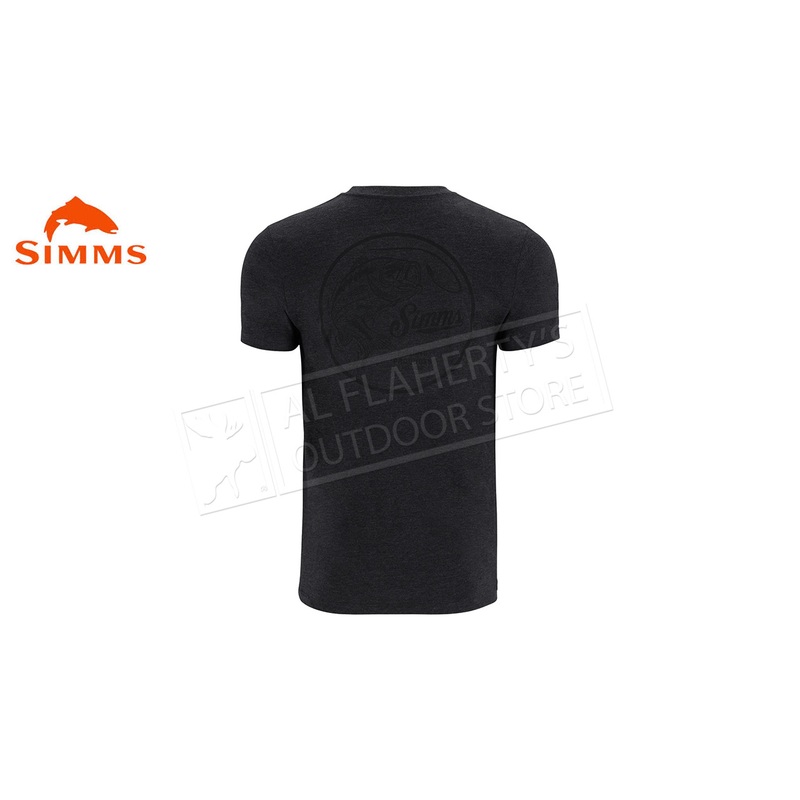Simms Men’s Nostalgic Bass T-Shirt, Charcoal Heather #14137-086