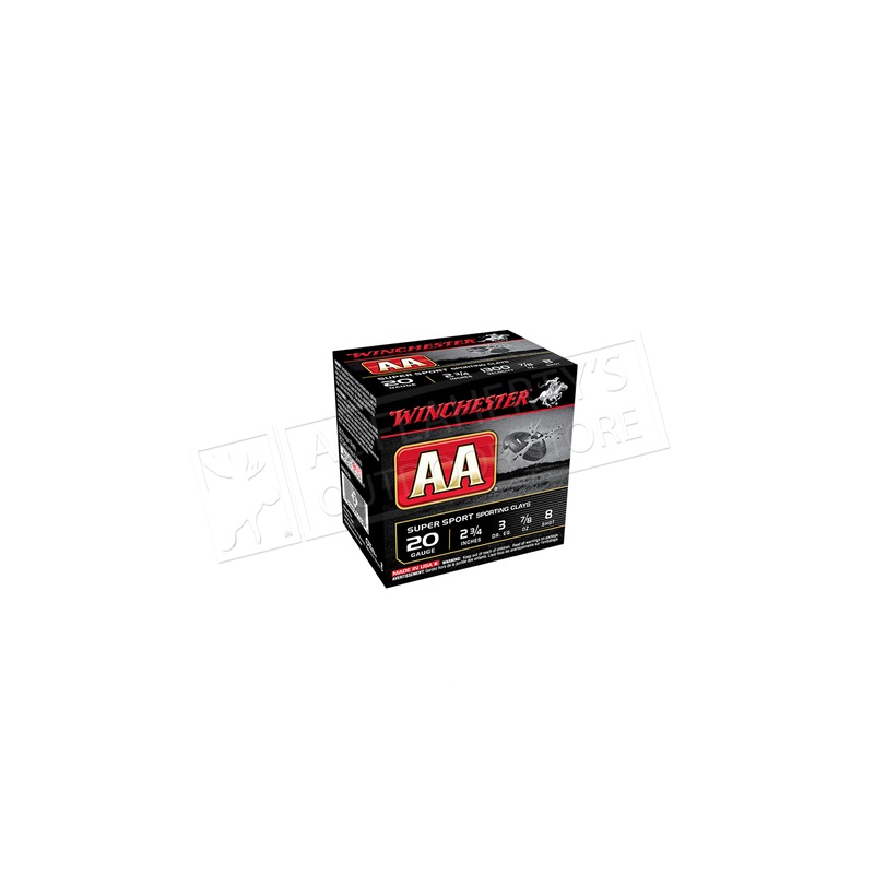 Winchester AA Super Sport Sporting Clays Shot Shells 20 Gauge 2-3/4