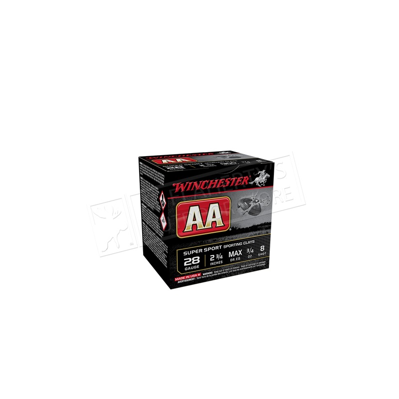 Winchester AA Super Sport Sporting Clays Shot Shells 28 Gauge 2-3/4