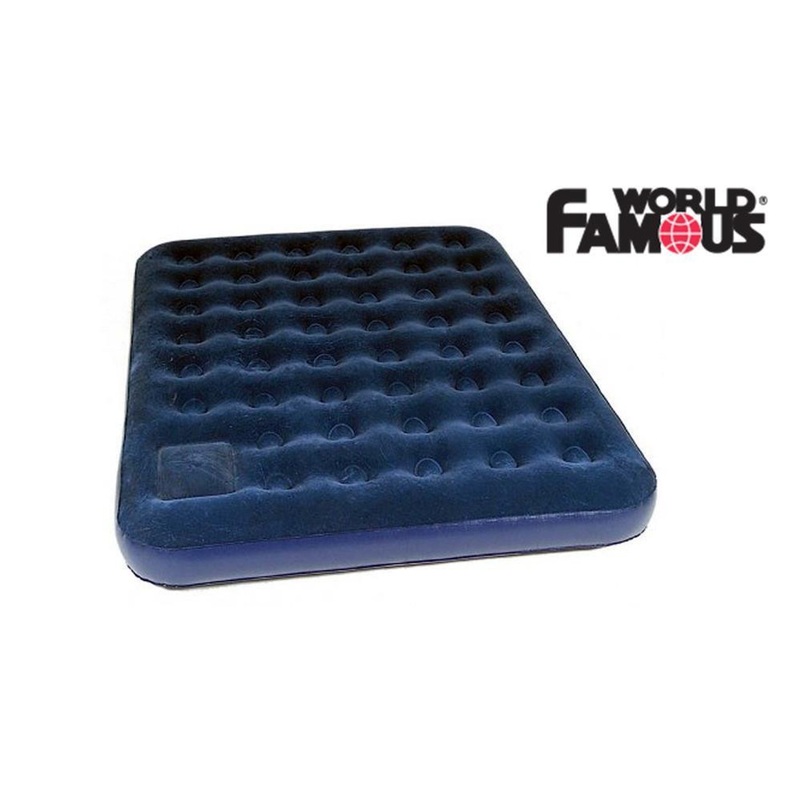 World Famous Double Air Mattress with Pump #7891