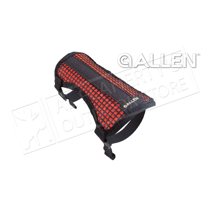 Allen Archery Arm Guard Medium Mesh in Blaze Orange and Black, 6