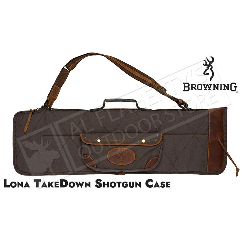 Browning Lona Takedown Over-Under Canvas and Leather Shotgun Case #1413886912
