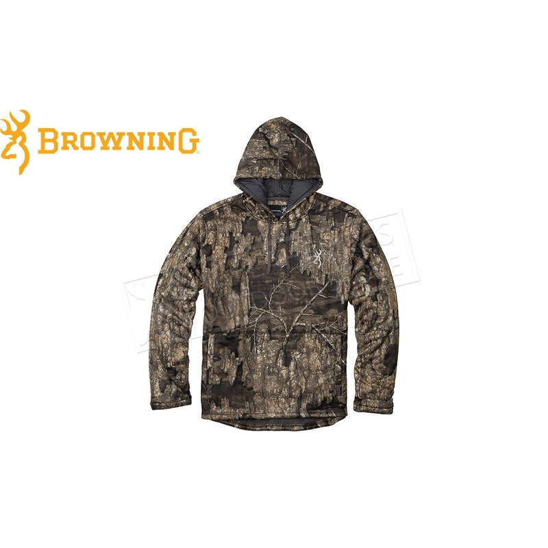 Browning Wicked Wing Fleece Hoodie, Mossy Oak Bottomland #301674190
