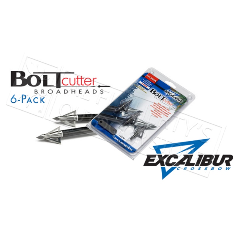 Excalibur Boltcutter Broadheads – 150 Grain 6-Pack #6674