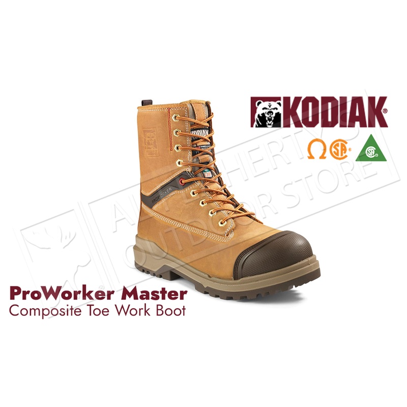 Kodiak ProWorker Master – Leather with Composite Toe 8 Inch Work Boot #KD0A4NK3