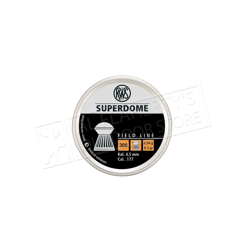 RWS Field Line Superdome Airgun Pellets .177/4.5mm Caliber 14.5 grain Tin of 300 #2317406