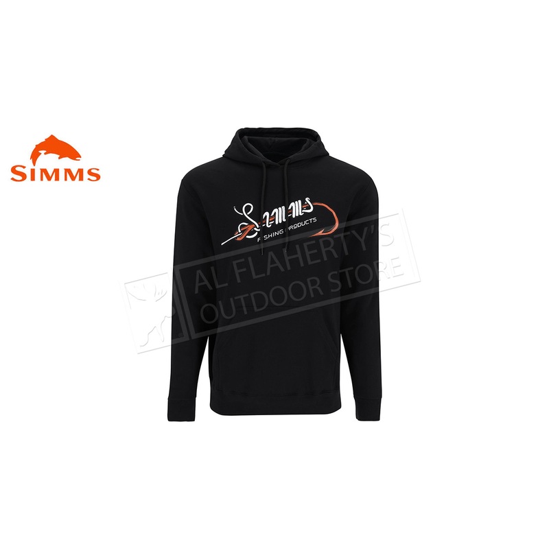 Simms Unisex Reel Lucky Hoody, Black #14145-001
