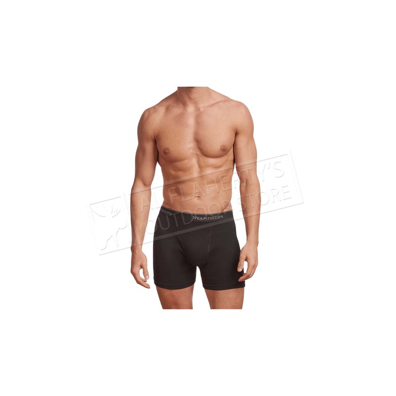 Stanfield’s Men’s 3 Pack Cotton Brief, Black #2503-552