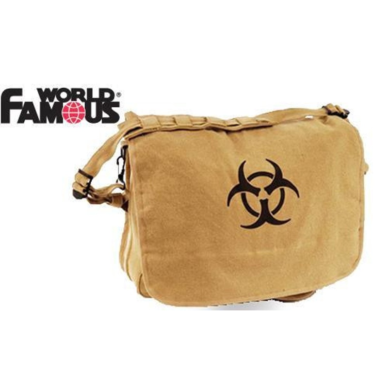 WFS Canvas Satchel, Biohazard Logo #181