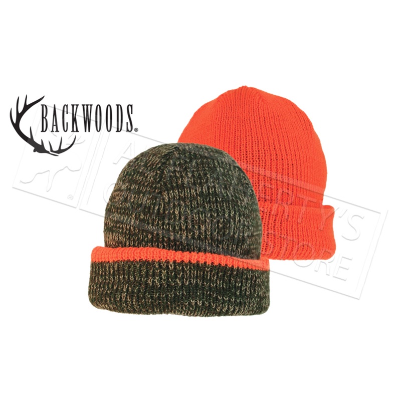 Backwoods Reversible Toque, Blaze Orange & Camo #775R
