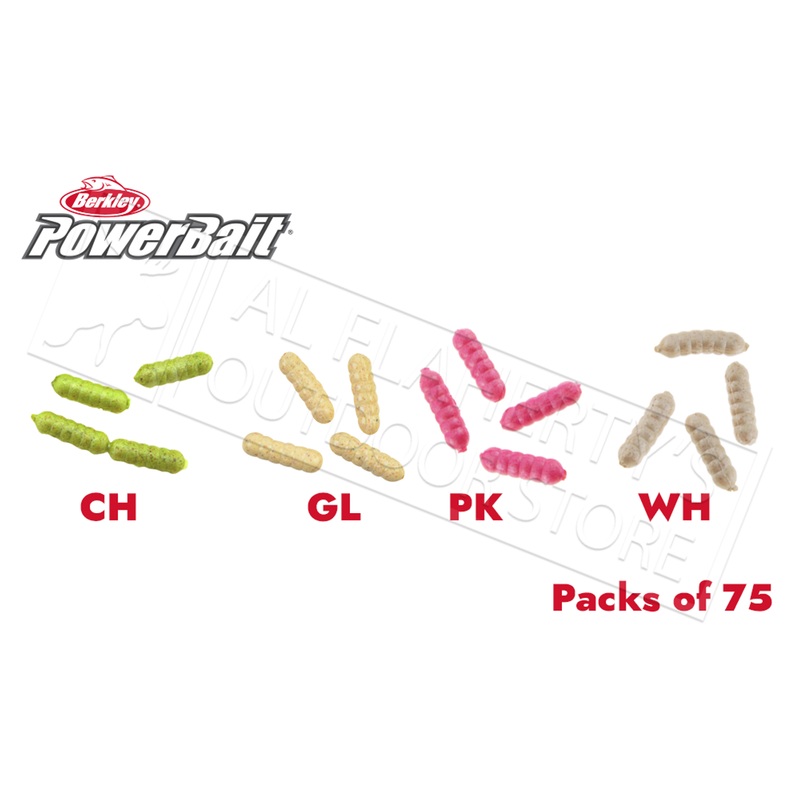Berkley PowerBait Power Wigglers, Packs of 75 #PBHPWG