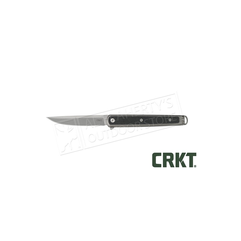 CRKT Seis Folding Knife with Liner Lock, Black #7123