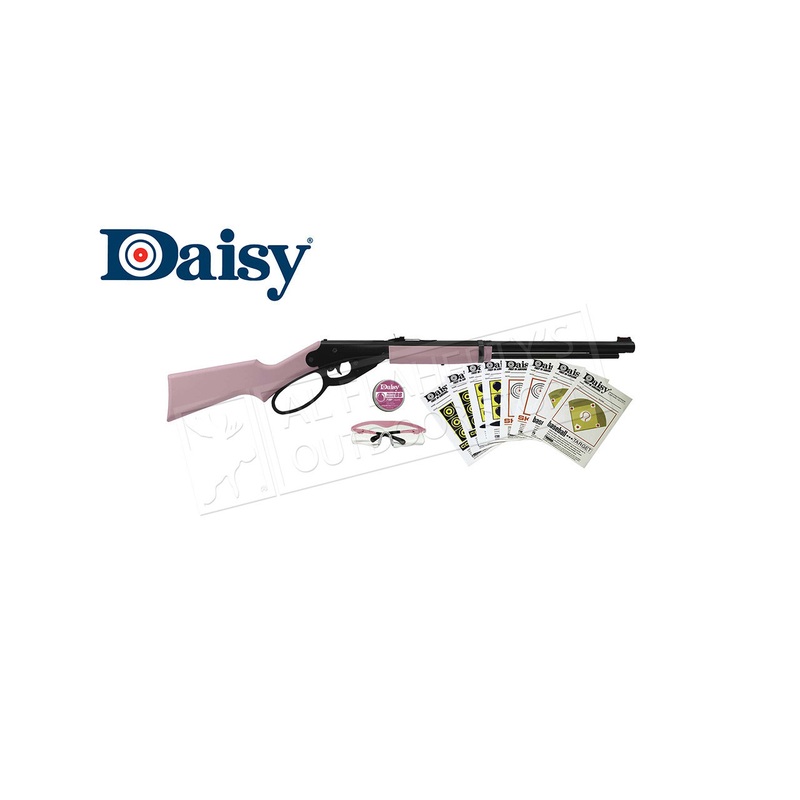 Daisy Red Ryder Pink Lever Action Carbine BB Gun Fun Kit #994999-403