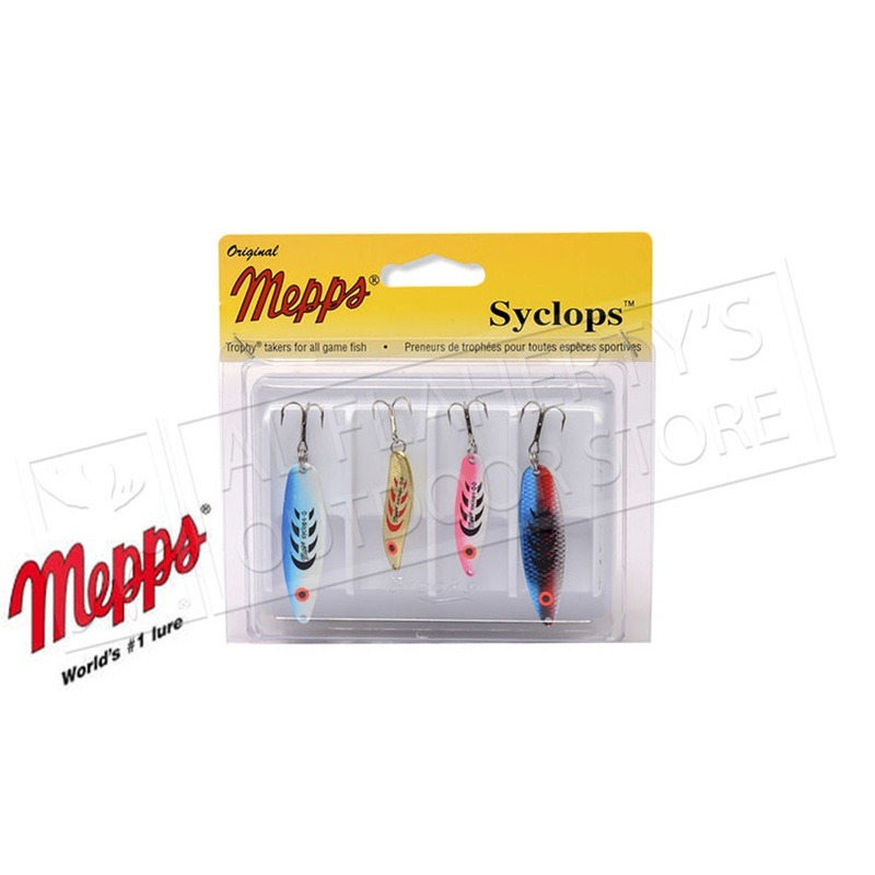 Mepps Kit – Syclops 4-Pack, Size 0-00 #4-s0-00