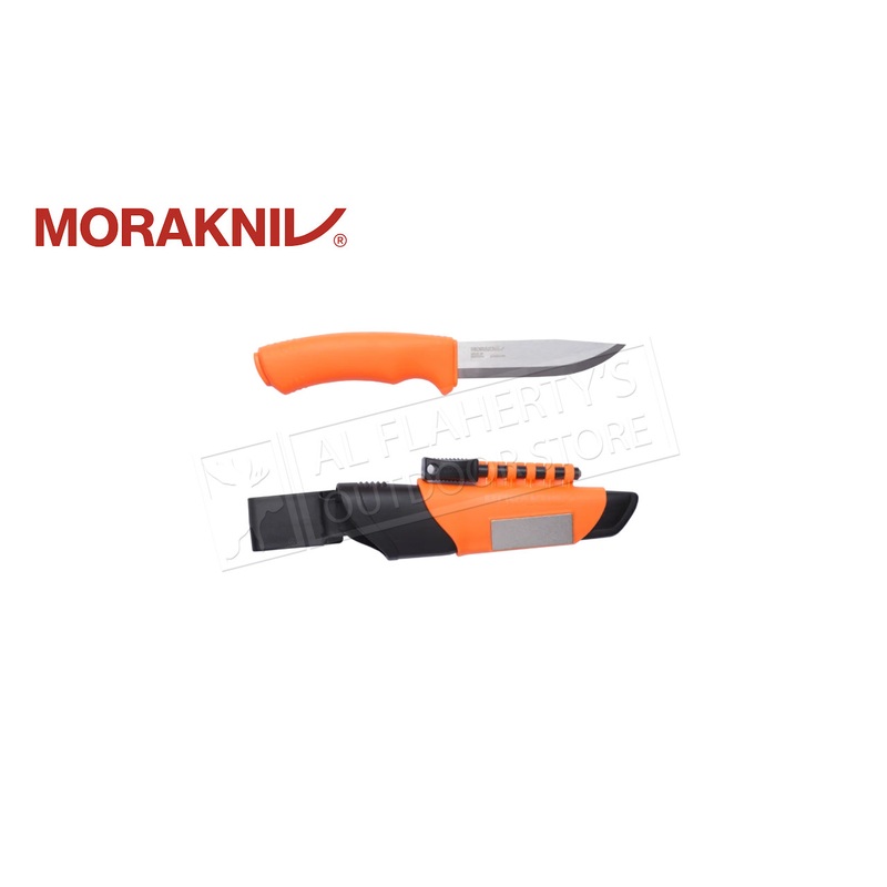 Morakniv Bushcraft Survival Knife, Hi-Vis #M-12051