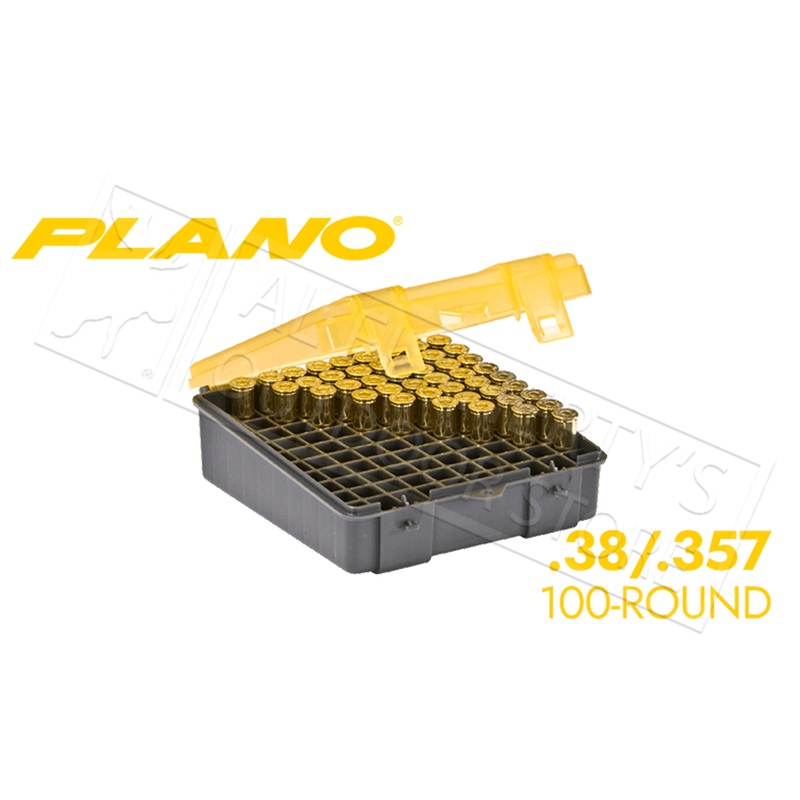 Plano Shell Case 100-Count Handgun Ammo – 38/357 Caliber #122500